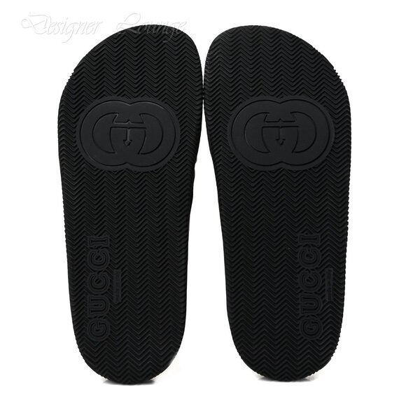 SOLD! NEW GUCCI Women's Web Criss Cross Rubber Slides Sandals EU 39 / US 9 - Picture 13 of 13